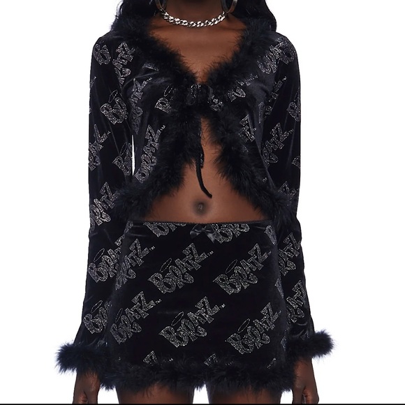 Bratz x Dolls Kill Tops - Nwot Bratz Such a Star Cardigan Top